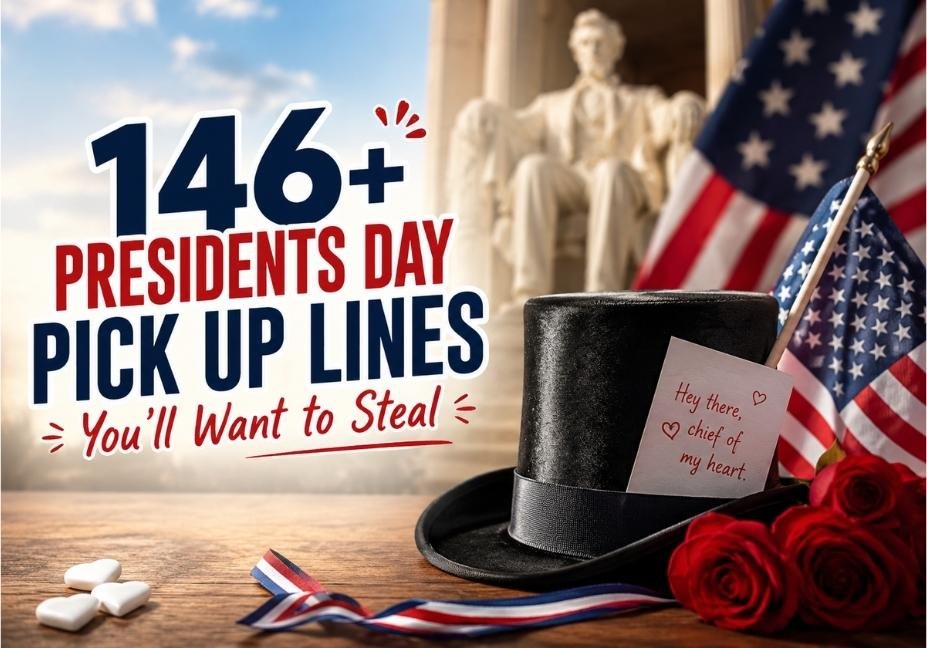 146+ Presidents Day pick up lines for funny and flirty conversations`