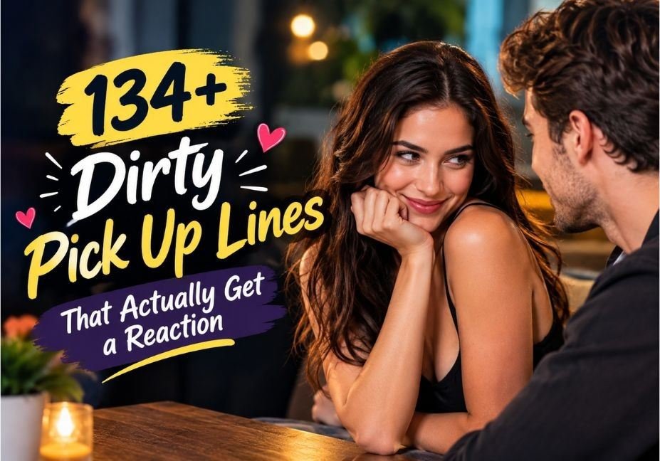 134+ Dirty Pick Up Lines That Actually Get a Reaction – flirty couple sharing a playful moment