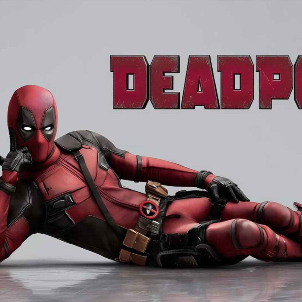 A cinematic movie-night scene featuring Deadpool Pick Up Lines with an original superhero-inspired movie message and theater setting.