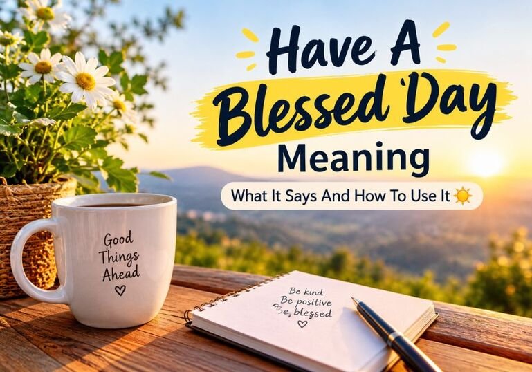 Discover the meaning of “Have a Blessed Day,” its positive message of kindness, happiness, gratitude, and good wishes, and learn how to use this warm expression in everyday conversations, texts, and greetings.