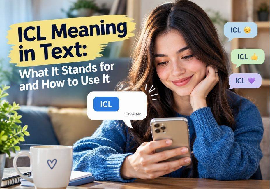 ICL meaning in text explained with smartphone messaging and online chat example